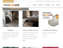 Tablet Screenshot of pintparket.com